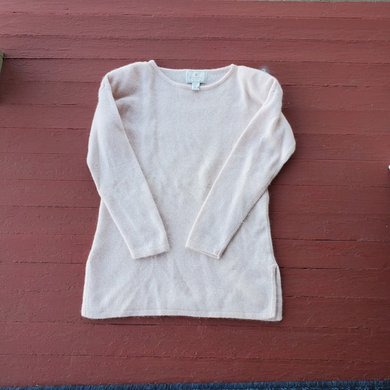 Express Tricot Angora long sweater '80s vintage b… - image 1