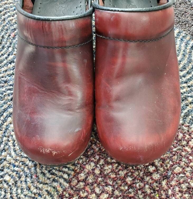 Dasko Professional Clogs Size 37 US Size 6.5/7 Reddish Brown