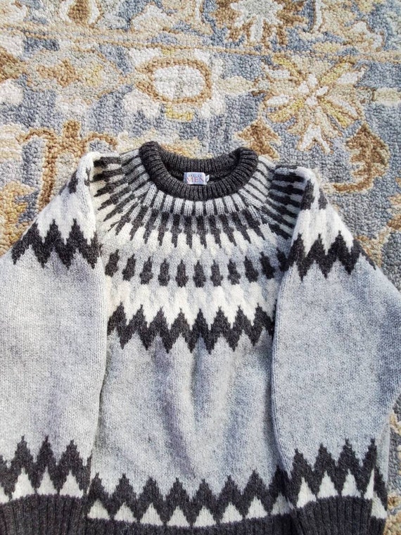 Alpaca Wool Heavy Knit Sweater Made in Ecuador Vintage 90's Alpaca Wool Heavy Knit Sweater Made in Ecuador Vintage 90's