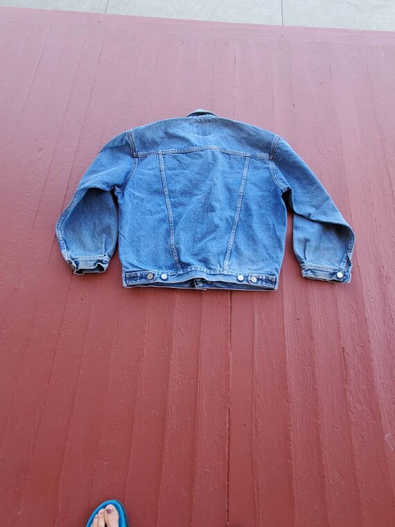 Men's Gap denim jacket vintage 90's faded good condit… Gem