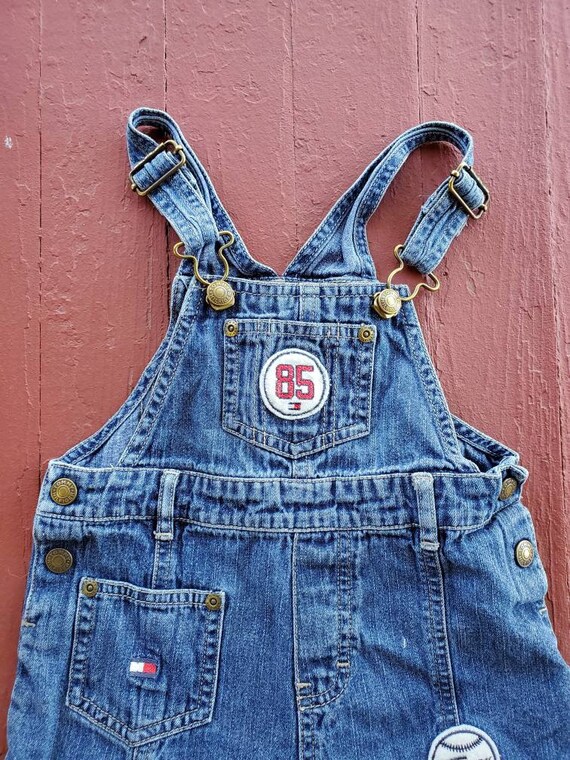 Tommy Hilfiger Baby denim bib overalls Size 3T to… - image 5