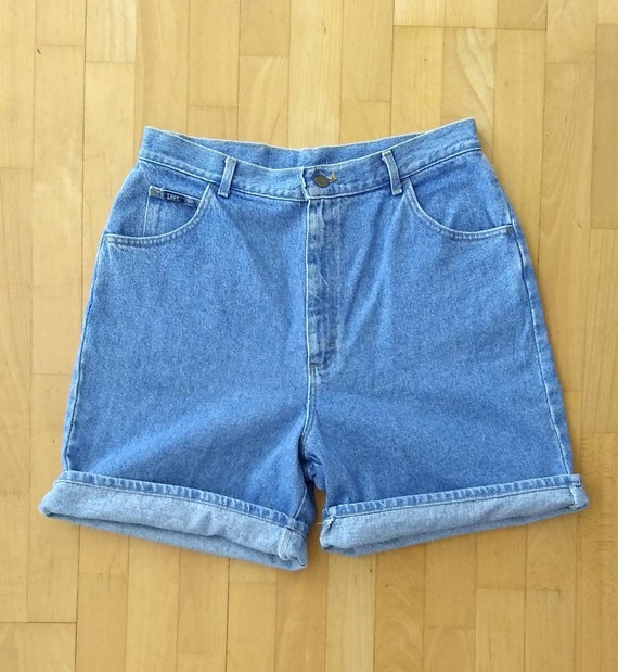 Lee denim shorts plus size vintage size women's 1… - image 4