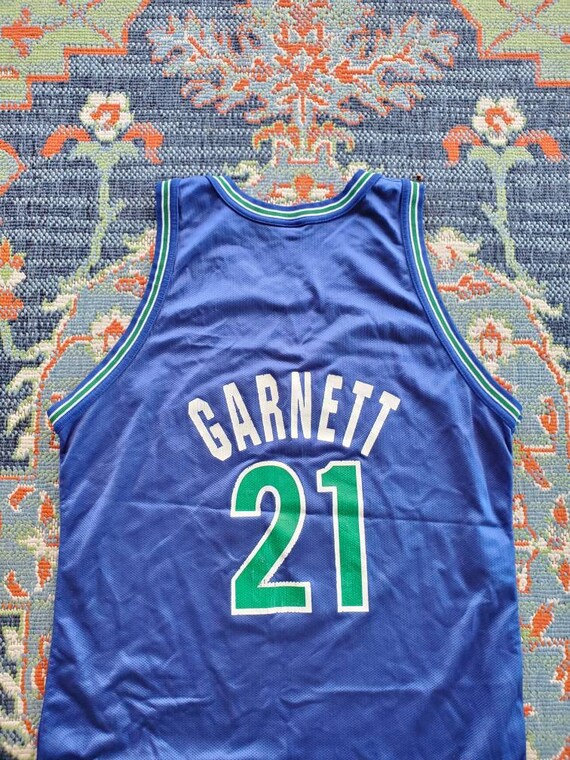 Kevin Garnett jersey vintage Champion brand perfo… - image 6