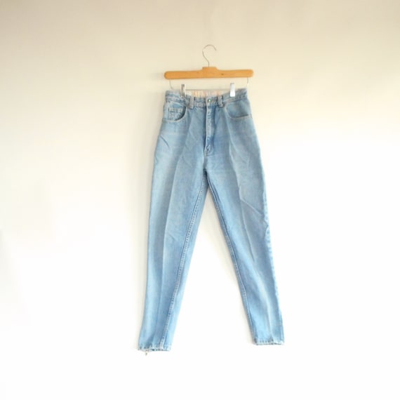 L.A. Gear Ankle Jeans 1980's Vintage High Waist t… - image 1