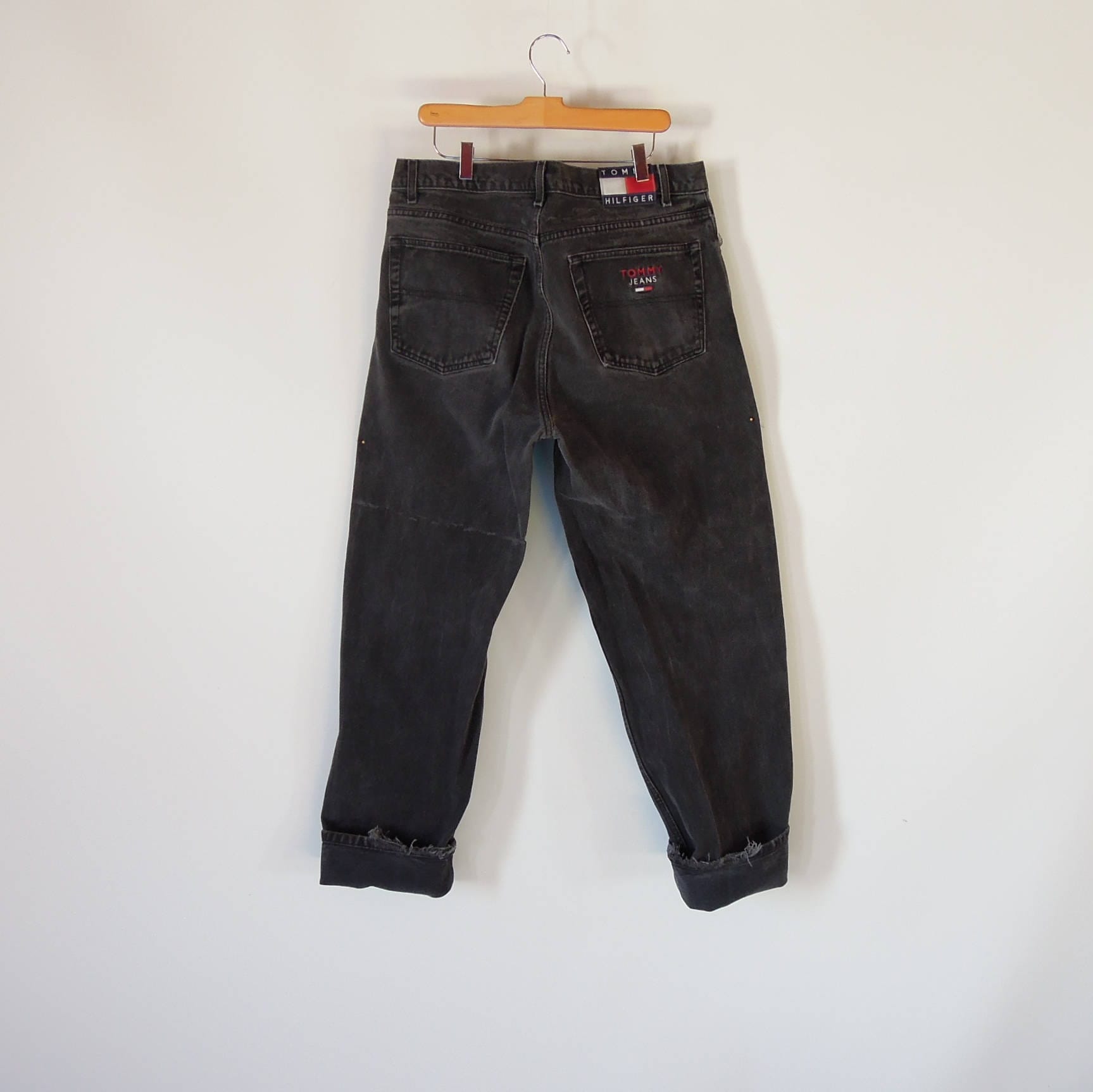 デニム・ジーパン DUNST Cotton jeans with back logo patch Dunst Cotton Jeans With Logo Patch In Blue | Editorialist