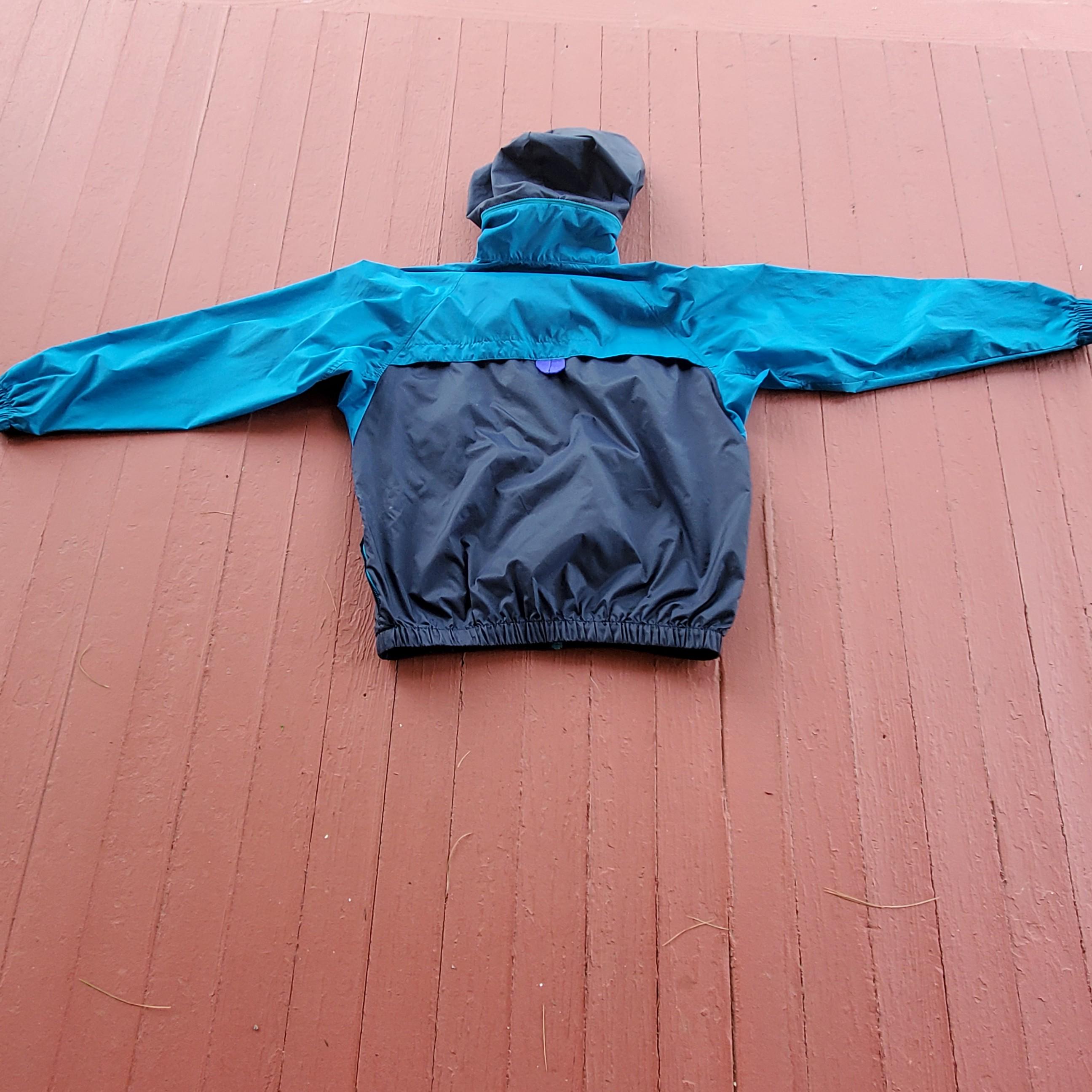 Columbia Nylon Jacket Hooded Women's Medium Color Block Columbia Nylon Jacket Hooded Women's Medium Color Block