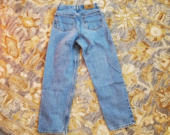 Versace Jeans Couture Blue Jeans Vintage 90s Size Medium 32 x 34 Kleding Gender-neutrale kleding volwassenen Broeken 
