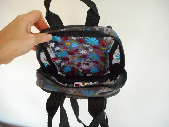 90s Vintage Mini Backpack: Lavender Tint Clear Vi… - image 5