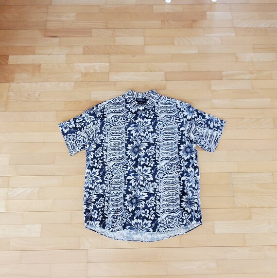 Polo Ralph Lauren Bonnard Hawaiian Print Linen Shirt Men