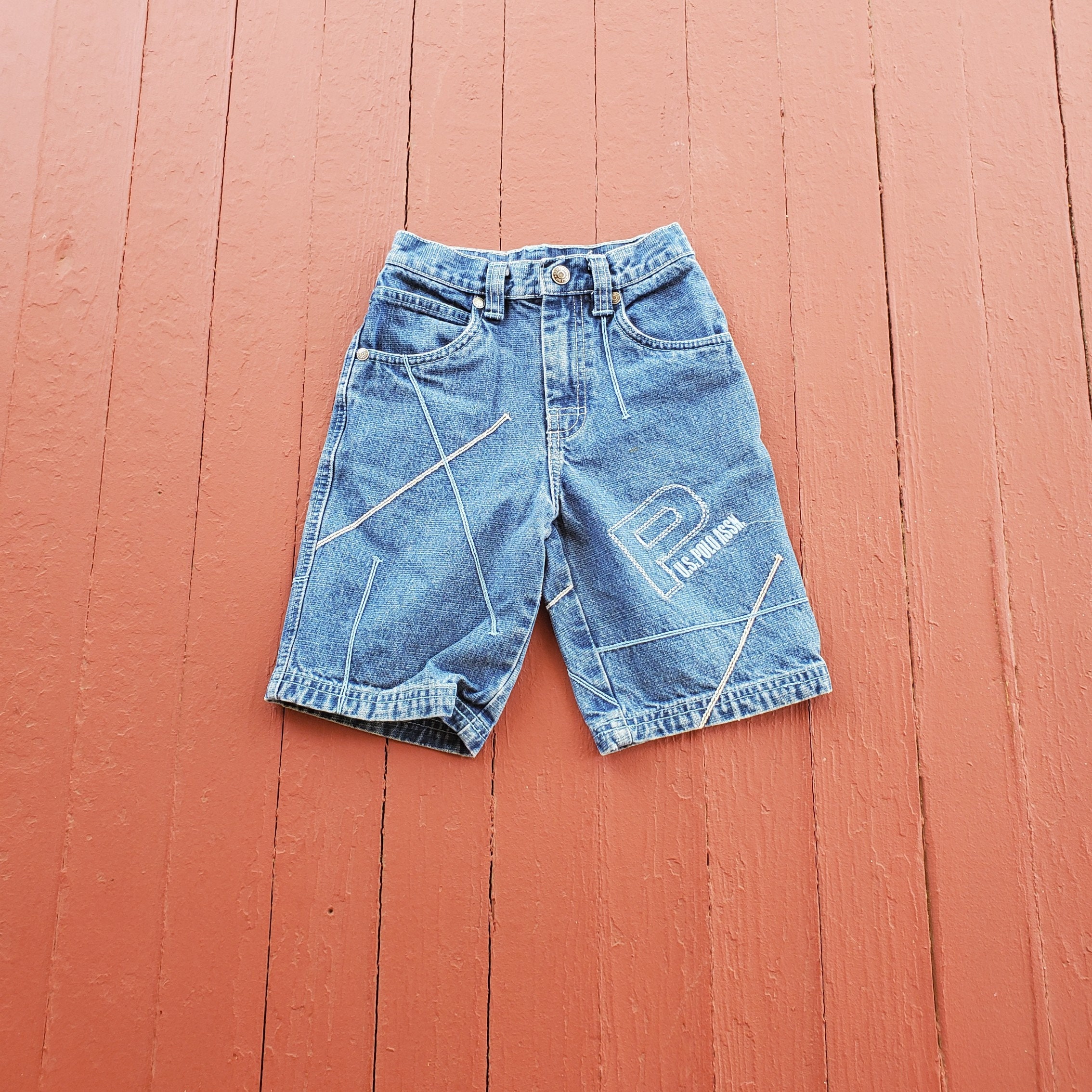 Boy's Size 4T 90's Vintage Denim Shorts U.S. Polo Assn Boy's Size 4T 90's Vintage Denim Shorts U.S. Polo Assn
