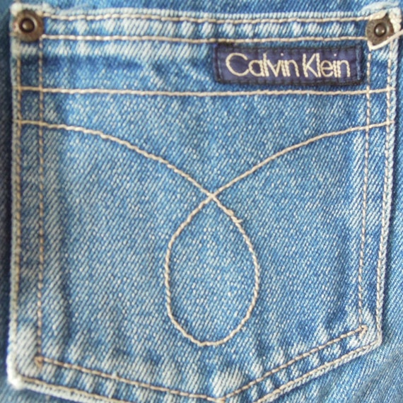 Classic Calvin Klein Jeans 1980's High Waist Broo… - image 4