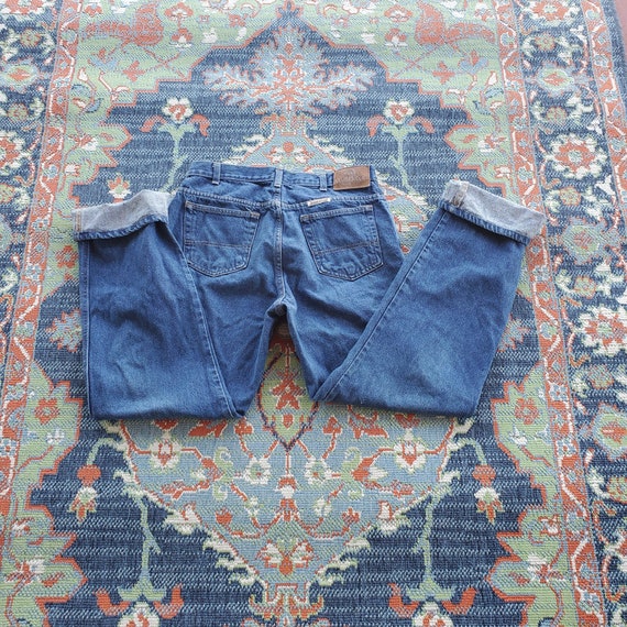 AmeriPride work jeans men's 33/33 vintage 90's he… - image 8