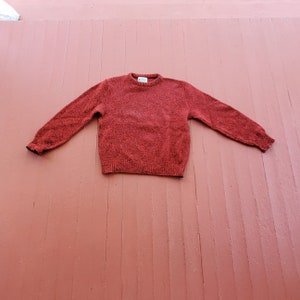Vintage 80s Wool Sweater: Royal North Mills Outfitters Speckled Crew Neck