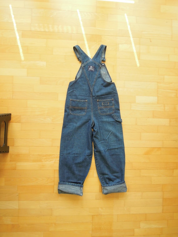 Juniors Teen Denim bib overalls size Route 66 90'… - image 8