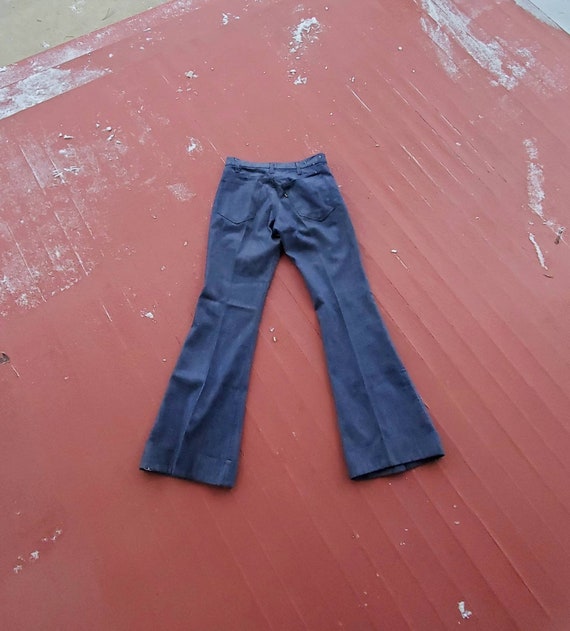 Rare Levi's Jeans Sta-Press BIG "E" Bell Bottoms … - image 1