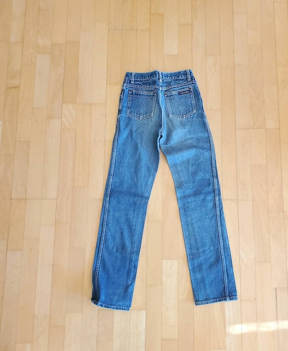 Classic Calvin Klein Jeans 1980's High Waist Broo… - image 1
