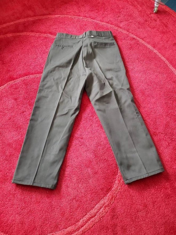 Vintage Dickies Work Pants Trousers Flat Front Like New 80's Vintage Dickies Work Pants Trousers Flat Front Like New 80's