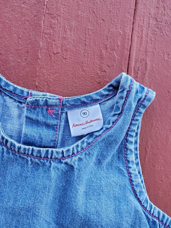 hanna andersson denim dress Hanna Andersson | Dresses | Hanna Andersson 15 Denim Sleeveless Dress Pockets
