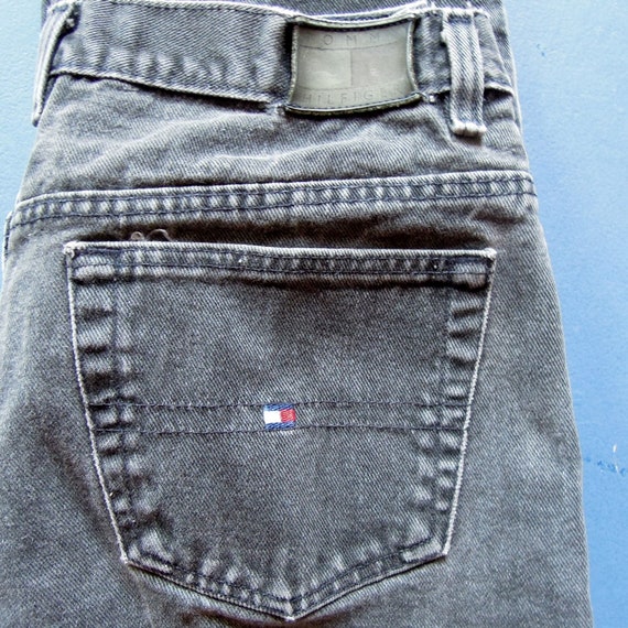 Tommy Hilfiger Jeans Black Faded Vintage jeans 90… - image 5