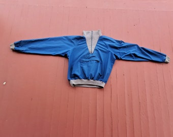 Vintage 50s 60s Hunting Sweater Hiking Camping Shooting Leather 