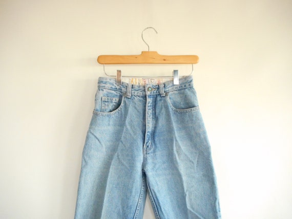 L.A. Gear Ankle Jeans 1980's Vintage High Waist t… - image 5