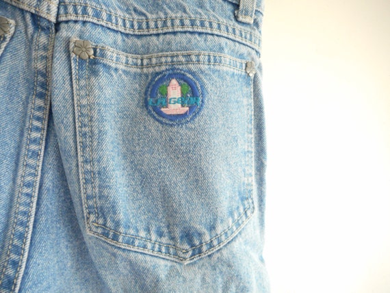 L.A. Gear Ankle Jeans 1980's Vintage High Waist t… - image 7