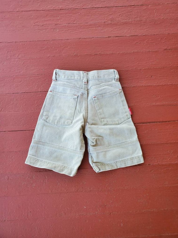 Bugle Boy little boys shorts size 5 tan denim 90'… - image 2
