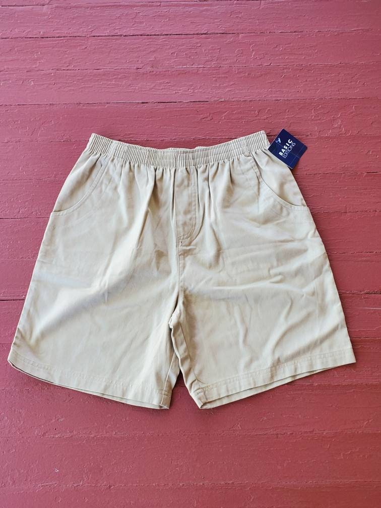 Unisex Elastic Waist Shorts Casual Women s M Men s S Tan Cotton Everyday Simple Minimalist Style Shorts Pull on Elastic New With Tag Etsy Canada