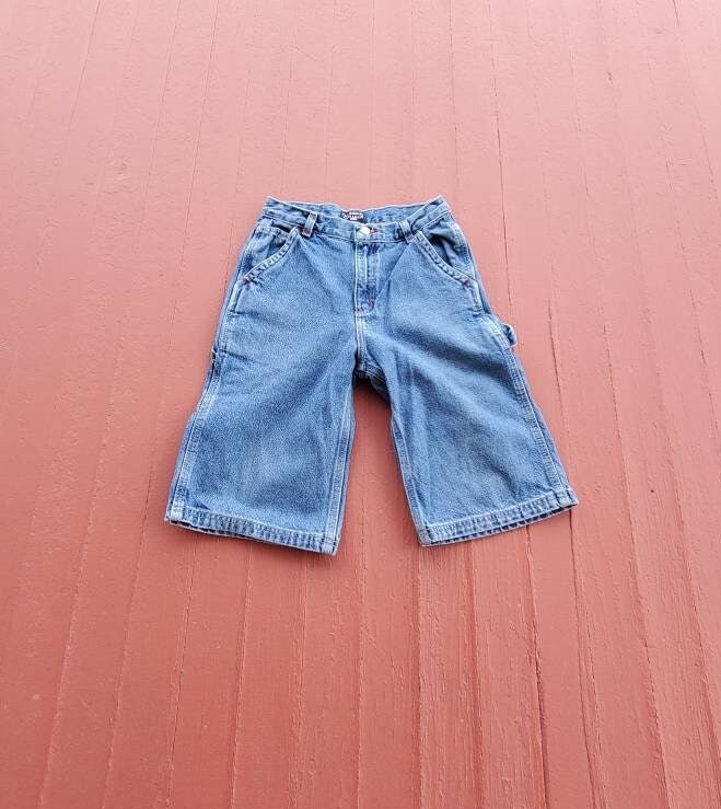 Vintage Polo Ralph Lauren Denim Carpenter Shorts - Teen Size 14 - Etsy