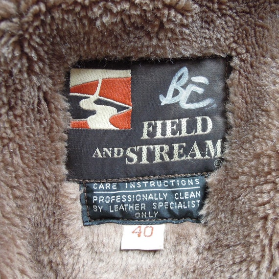 Field and Stream Sueded lamb Leather Faux Fur pil… - image 8