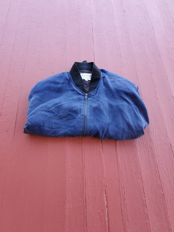 Blue silk jacket women's online