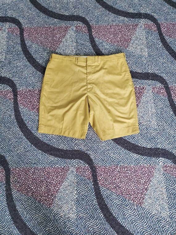 Bermudas color mostaza hotsell