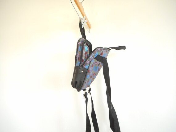 90s Vintage Mini Backpack: Lavender Tint Clear Vi… - image 8