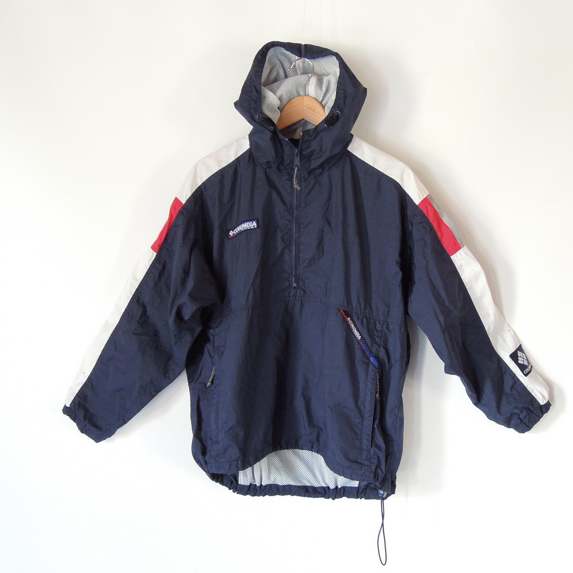 Vintage 90's Columbia Anorak Pullover Parka Jacket Size