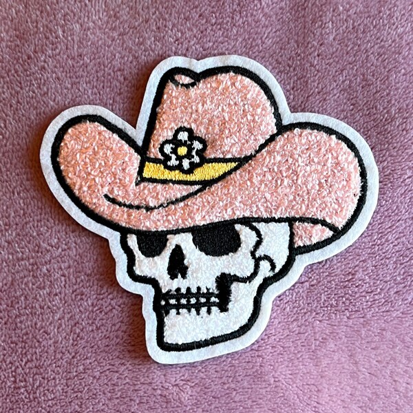 Weird Cowgirl Chenille Patch, Cowgirl Patches, Patches for Jackets, Cowgirl Gifts, Western Patches, Country Music Patch