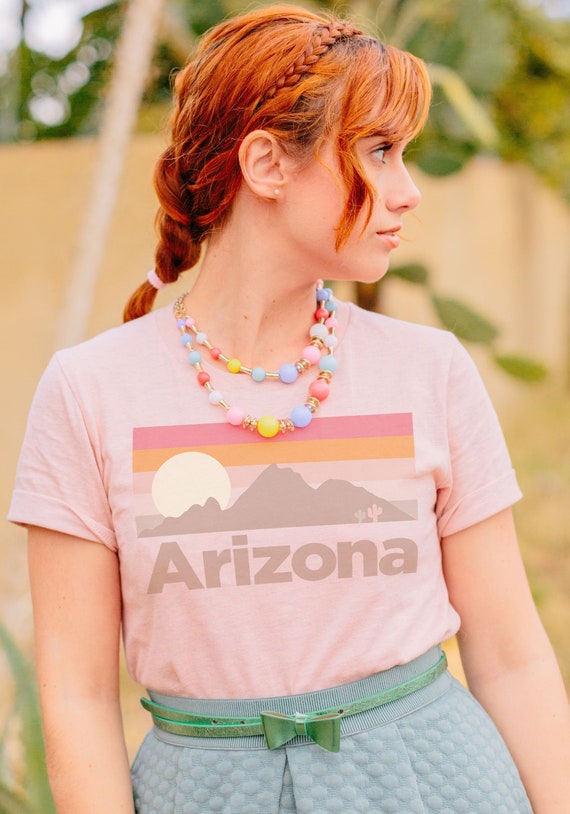 AZ Pastel Mountain Tee / Womens Graphic 