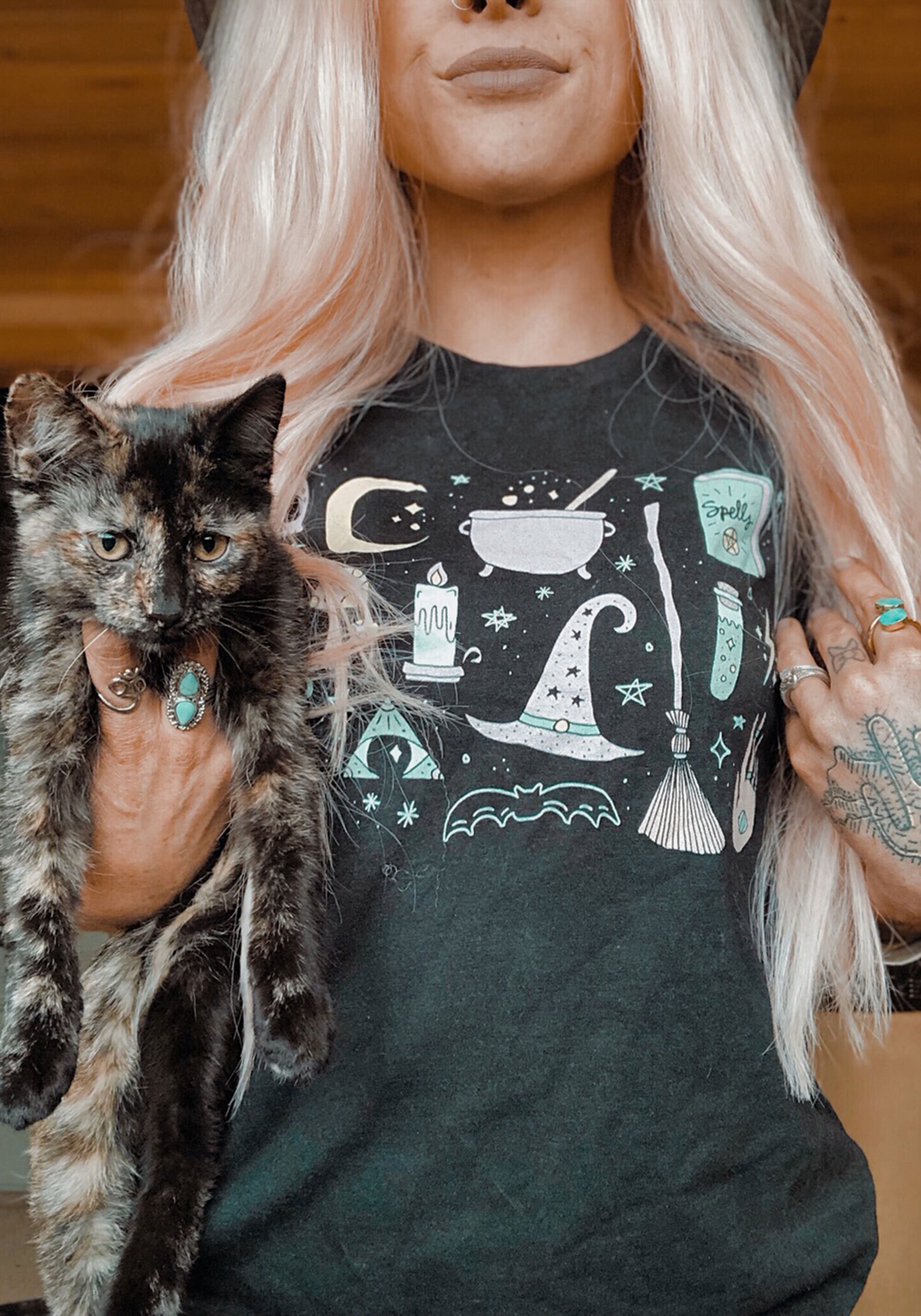 witchy graphic tees