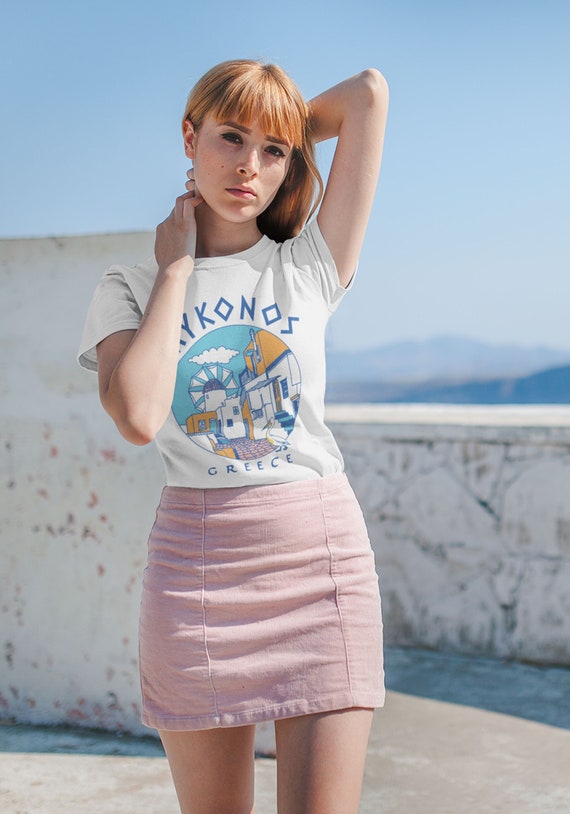 Mykonos Tee / Womens Graphic Tees 
