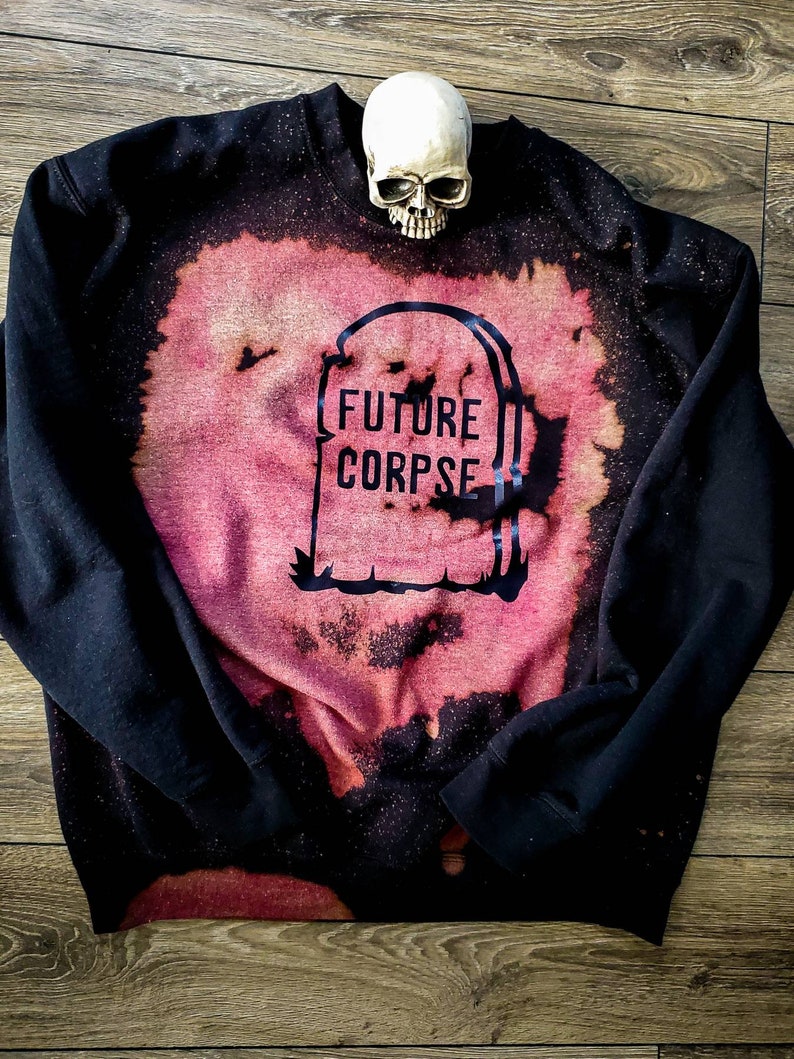Future Corpse bleach red tint dye unisex tee or sweatshirt