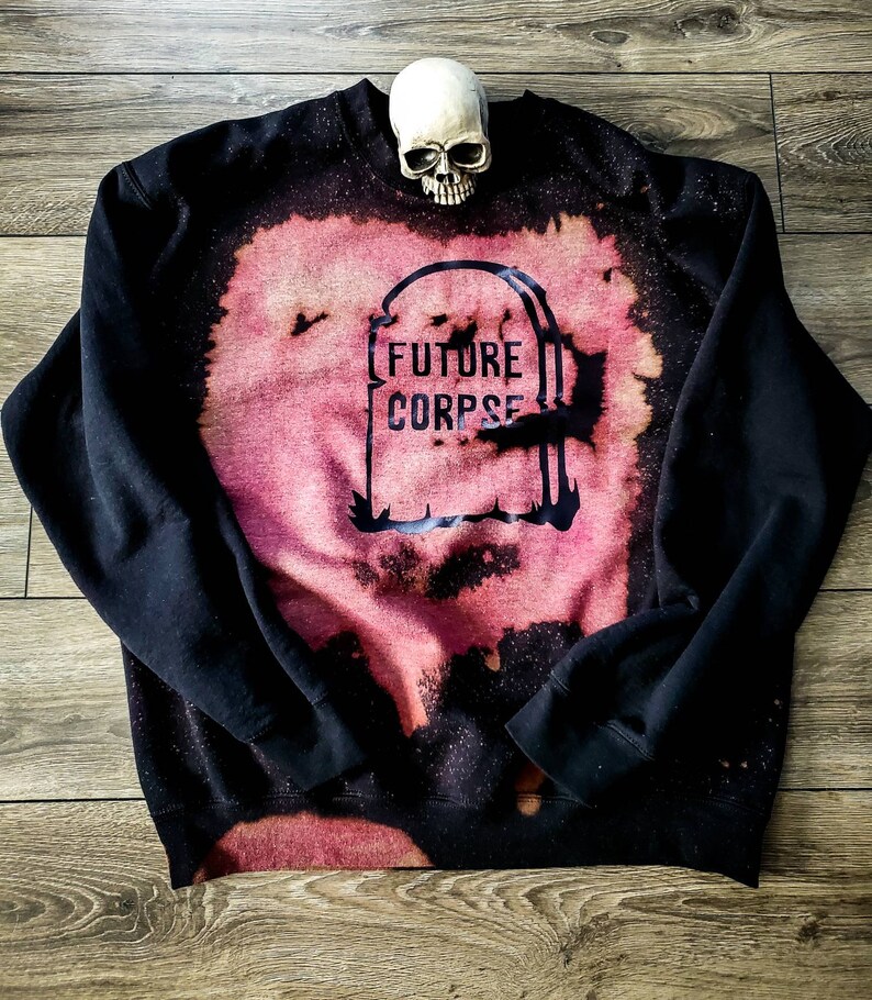 Future Corpse bleach red tint dye unisex tee or sweatshirt