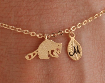 raccoon bracelet