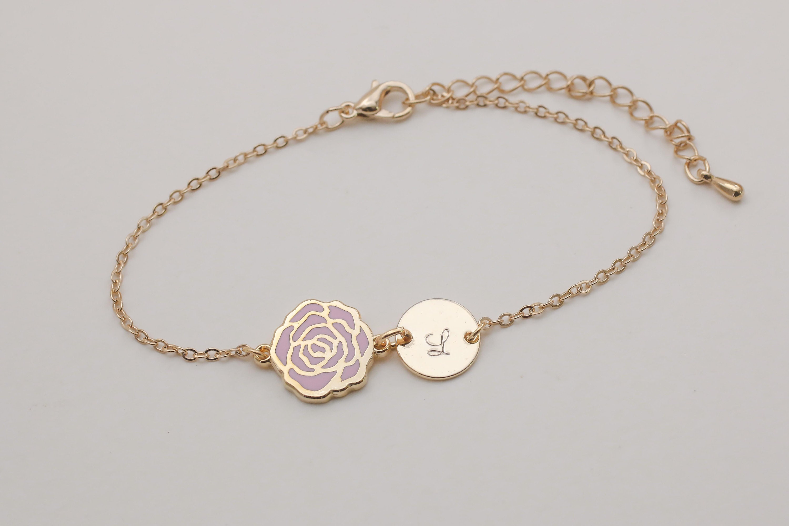 Etsy rose gold bracelet Clearance