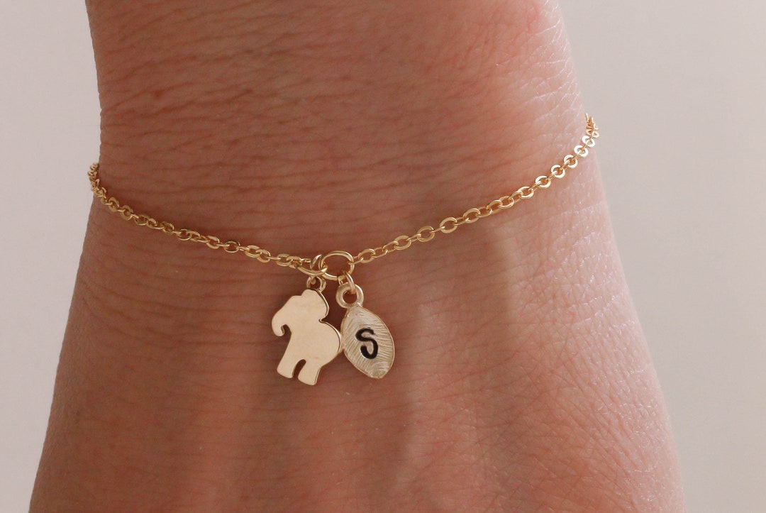Baby Elephant Bracelet. Baby Elephant Necklace. Elephant Etsy