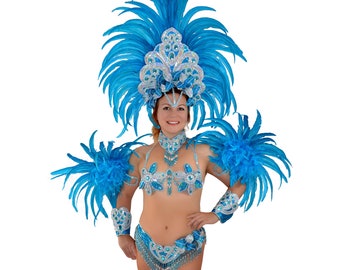 ブラジルのダンサー衣装：女性用サンバカーニバル衣装、手作り - Etsy 日本