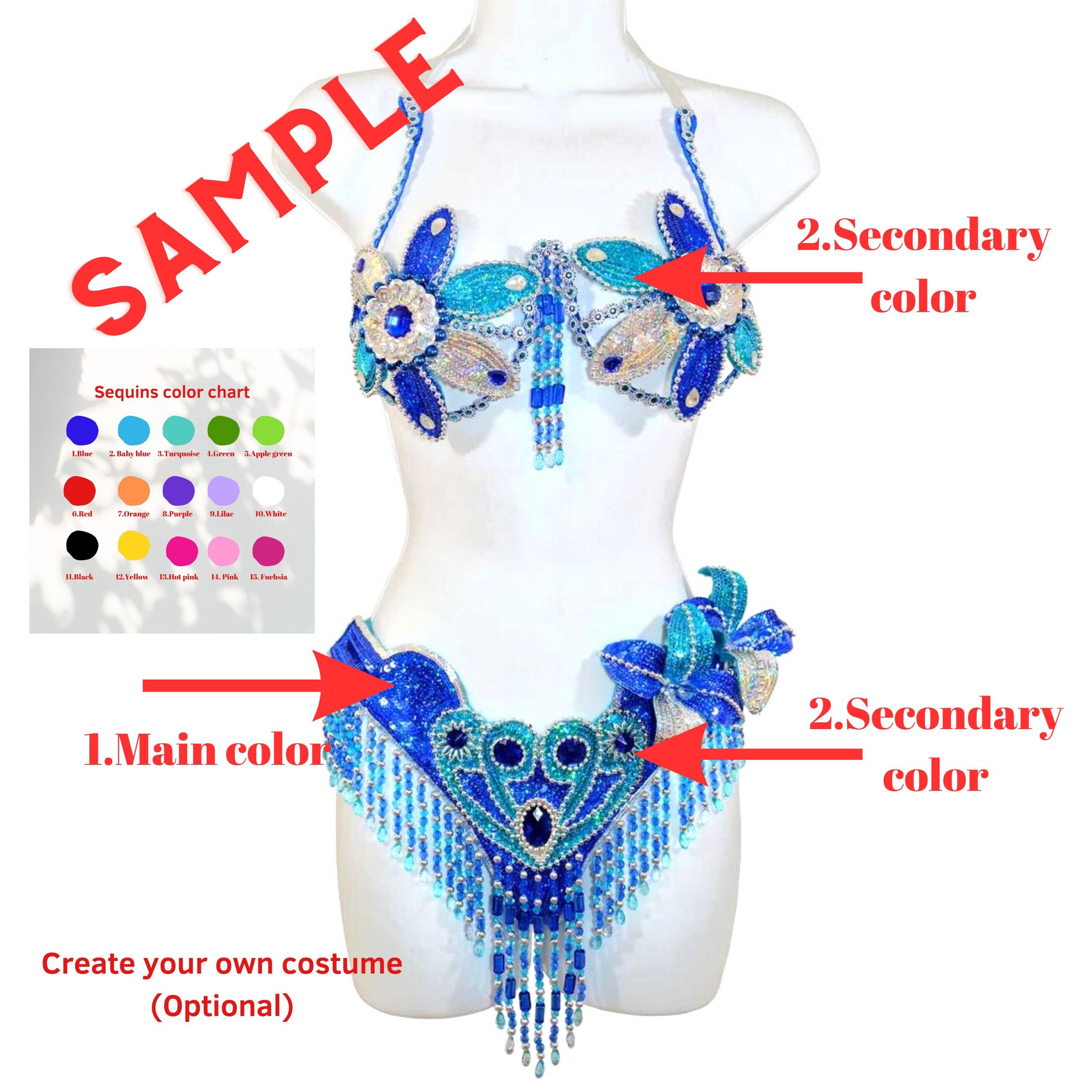 Brazilian Purple Rio Carnival SAMBA Dance COSTUME Bikinishow Girl  Feathers - Etsy