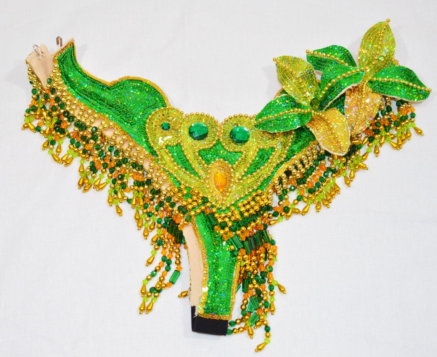 BRAZILIAN SAMBA BIKINI Belly dance WAISTBAND Bottom CABARET COSTUME 15 colors