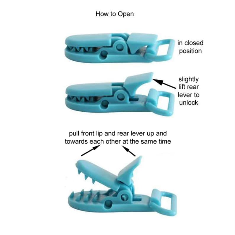 Feeding tube clip IV clip Ventilator clip Tubing clip Cord clip image 3