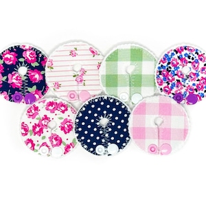 Floral Feeding tube pads