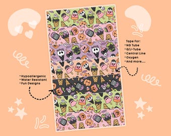 Cinta adhesiva para sonda nasogástrica, cinta médica para sondas de alimentación, catéteres de líneas centrales de oxígeno