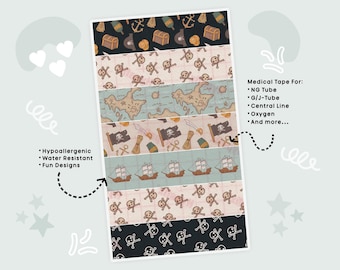 Cinta adhesiva médica para sonda nasogástrica, sondas de alimentación, catéteres de oxígeno y vías centrales.